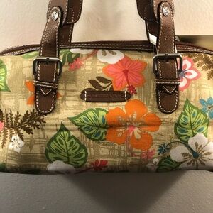Caribbean Joe Tropical Tropical Print Purse NWT